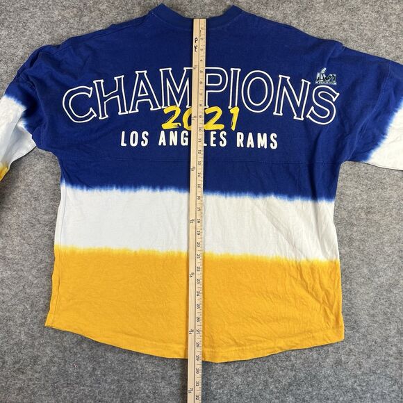 Fanatics Los Angeles Rams Long Sleeve Ombré 2021 Super Bowl Champions Size L - Picture 5 of 7